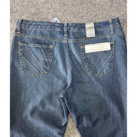 NWT Bandolino Blu Aria Womens Boot Cut Jeans Size 16 - Picture 5 of 12